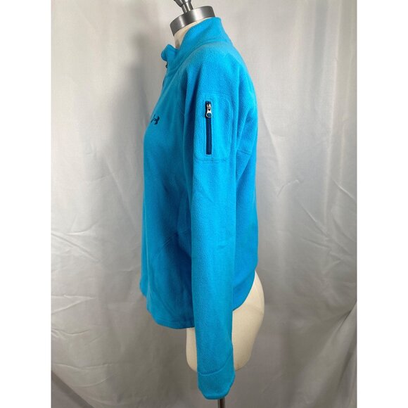 Under Armour turquoise fleece activewear loungewear workout medium - Picture 3 of 6